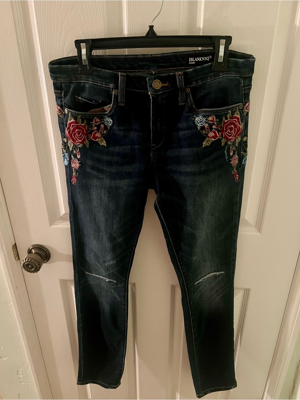 Blank NYC Skinny Embroidered Women’s Jeans Size 29